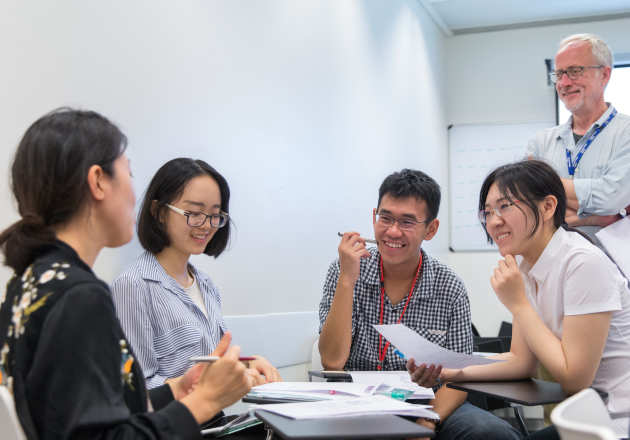 Students at the Centre for Academic English