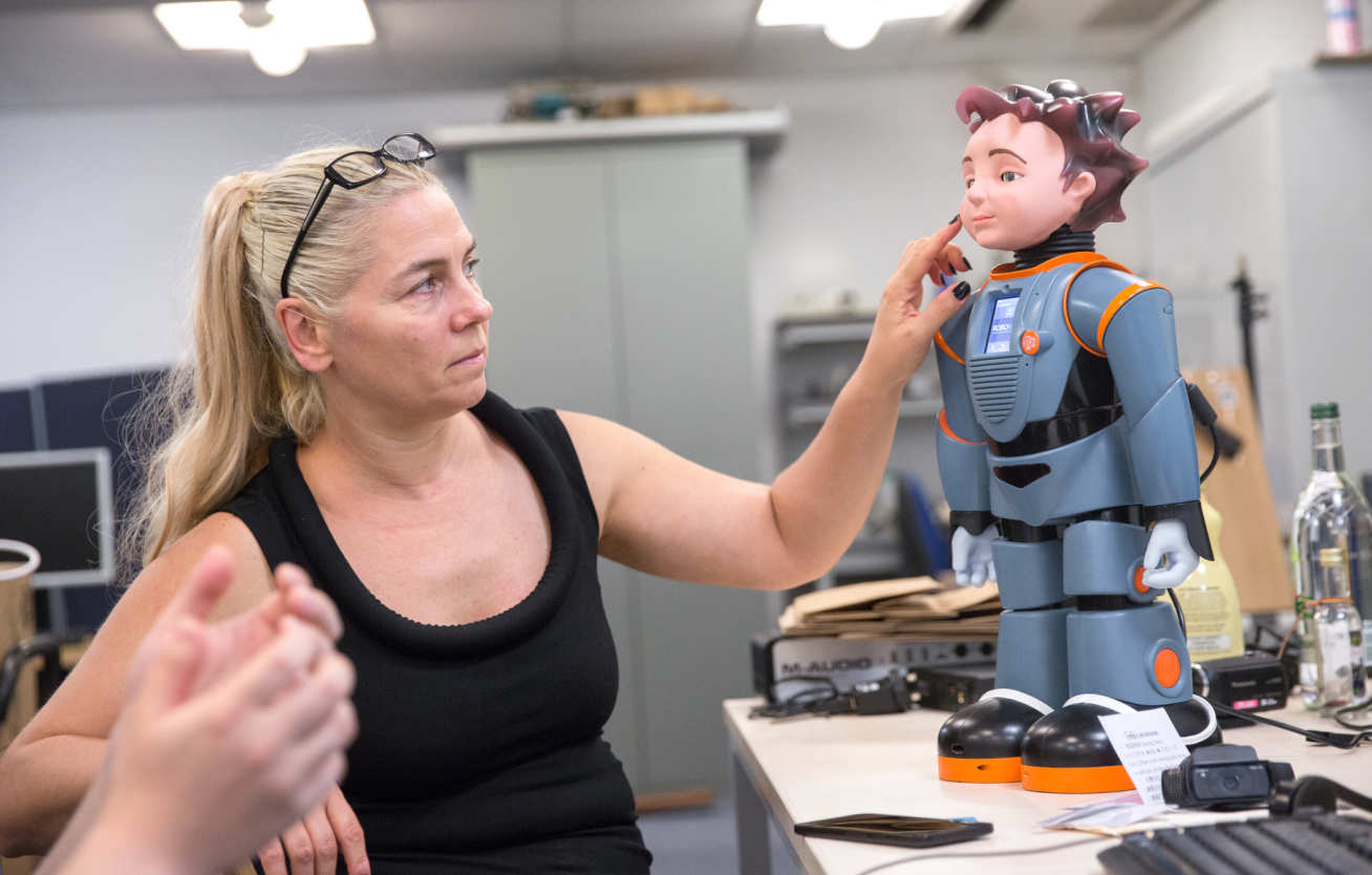 Professor Maja Pantic is developing robots to help improve learning and emotional understanding in children with autism