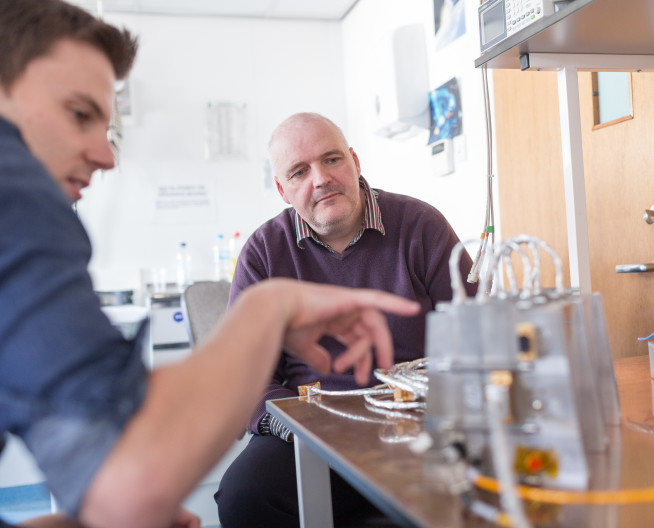 Two men in lab 