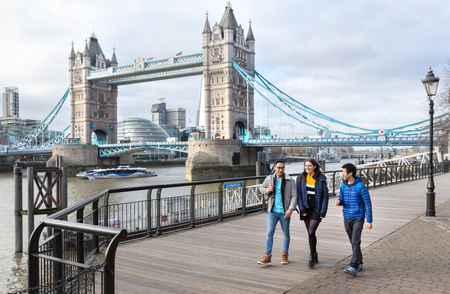Tower Bridge from St Katherine Pier