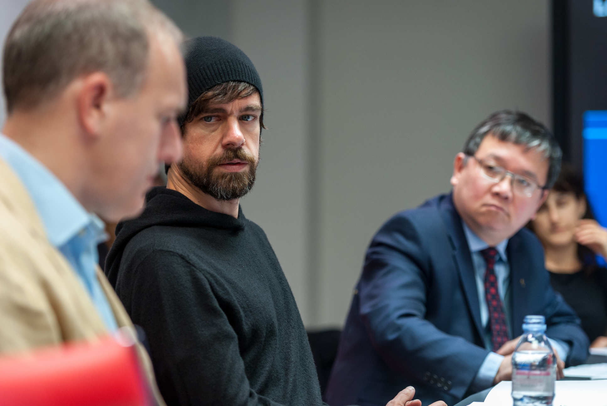 Jack Dorsey at the roundtable