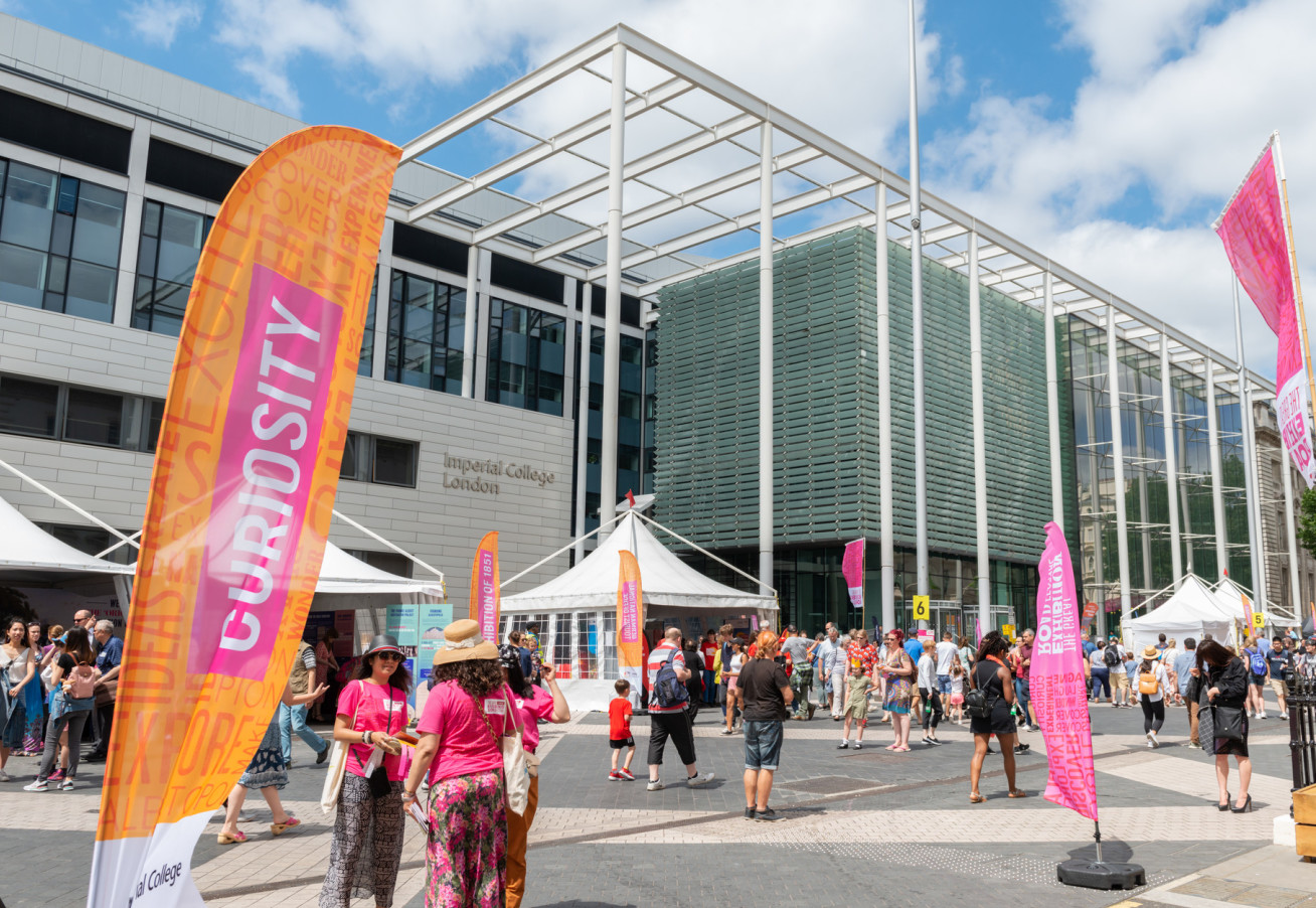 The Great Exhibition Road Festival at Imperial's South Kensington campus in 2019.