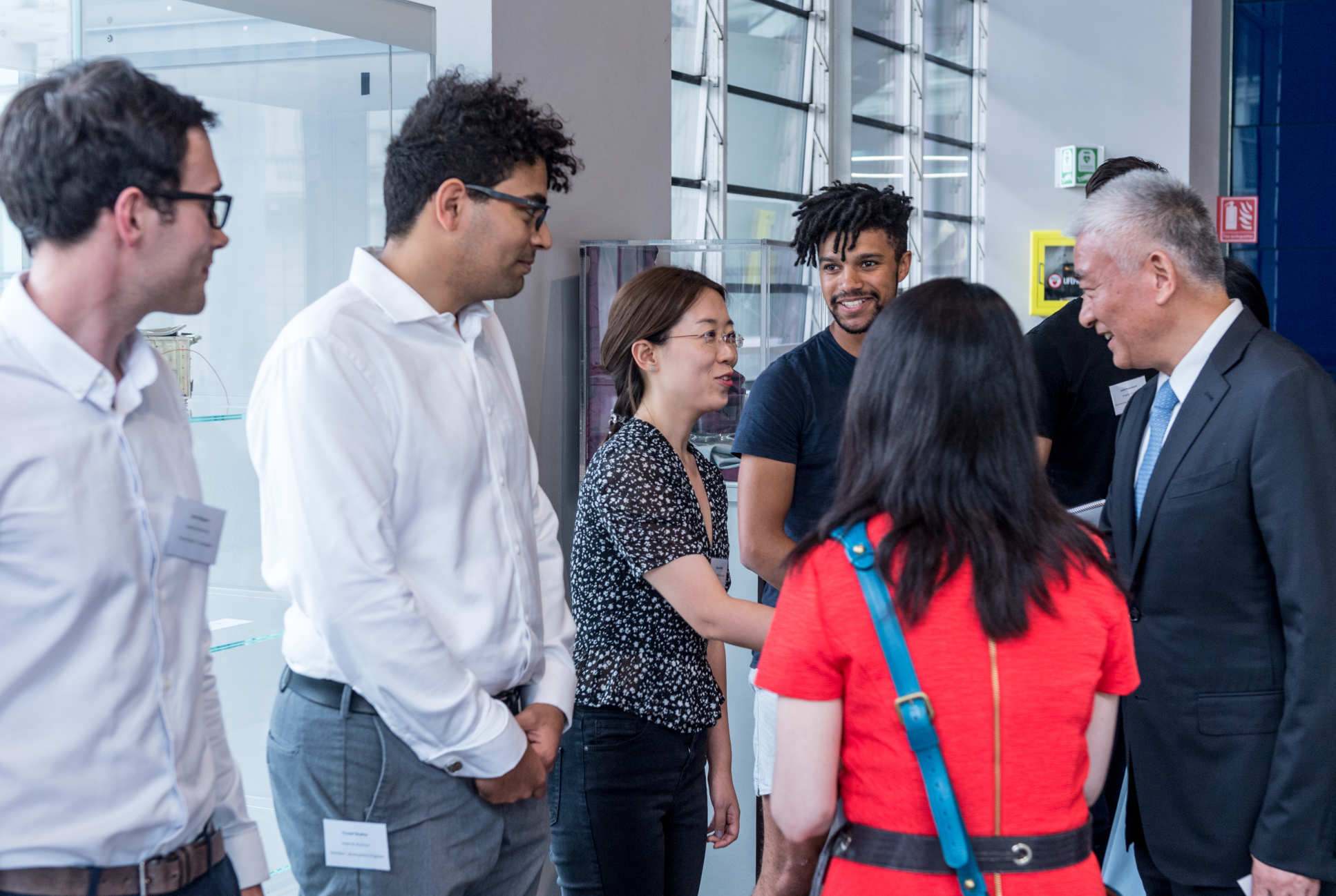 The Minister met Imperial student entrepreneurs