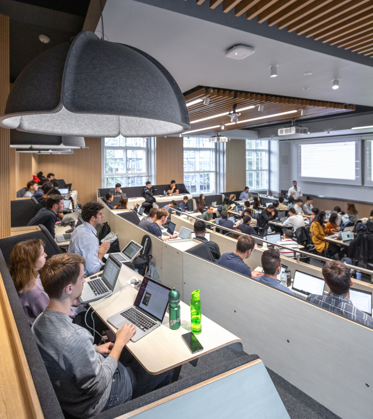 Students in lecture theatre