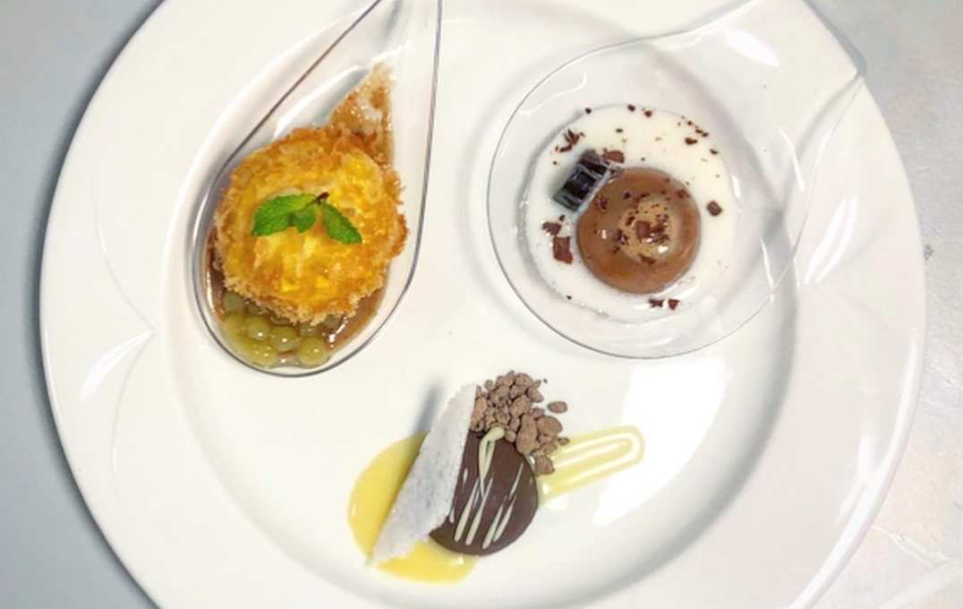 A selection of dishes created by students in the Chemical Kitchen.