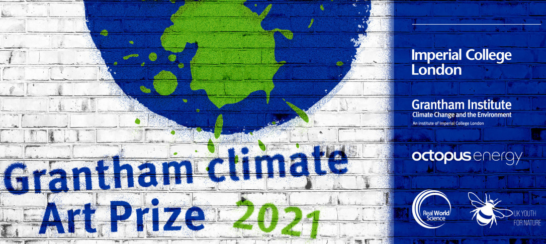 Grantham Climate Art Prize 2021  planet Earth painted