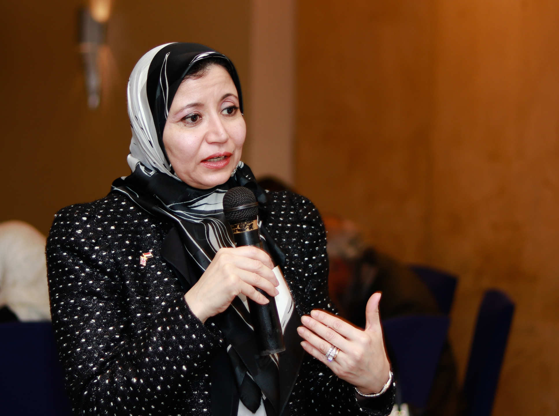 Imperial’s Dr Mona El-Bahrawy updated alumni on Imperial developments