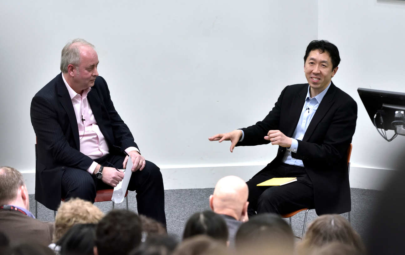 Dr Andrew Ng in conversation with Prof Nick Jennings