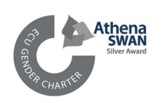 Logo shows a Silver C with text reading ECU Gender Charter