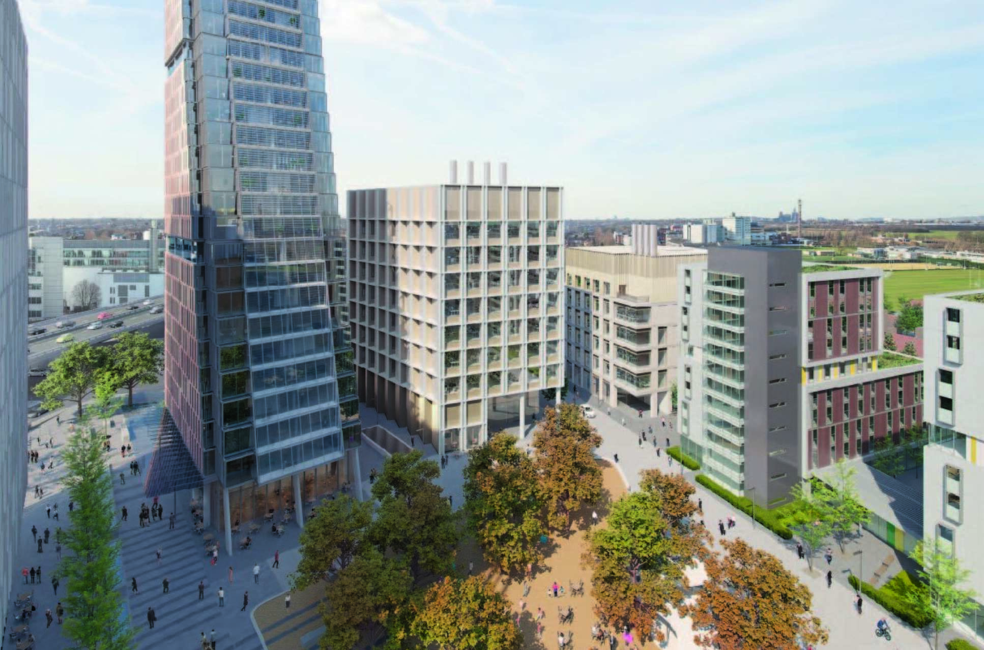 CGI of new School of Public Health at White City