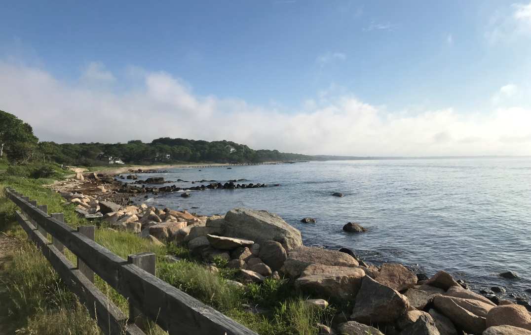 Chris at Woods hole