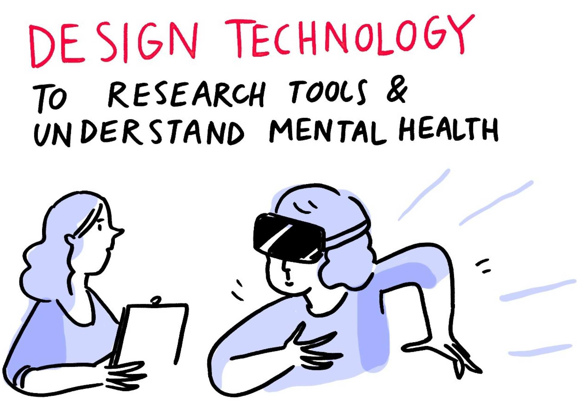Dr Nerja Van Zalk's talk on cognitive needs as illustrated by Josie Ford (detail). See full image.