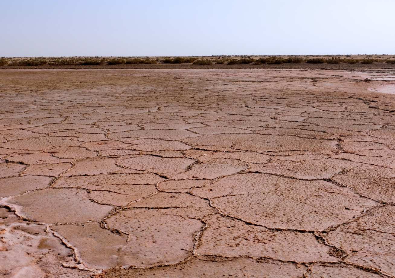 Sabhka or Salt Flat in Oman