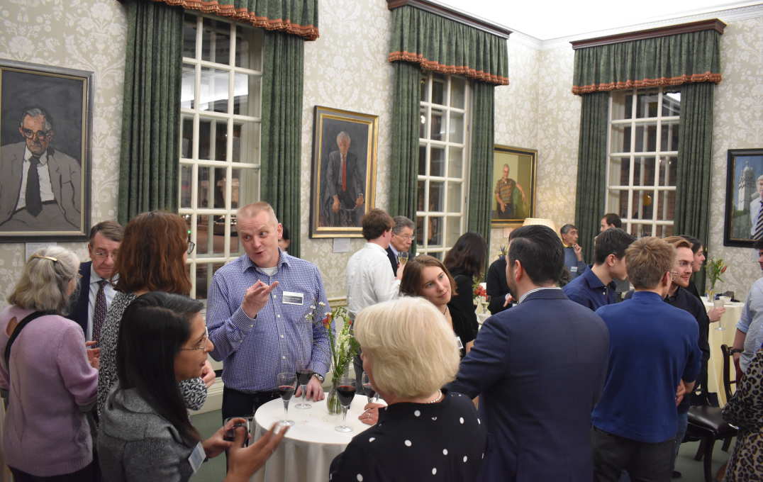 After the talks donors, recipients and guests had the opportunity to meet each other over an informal drink.