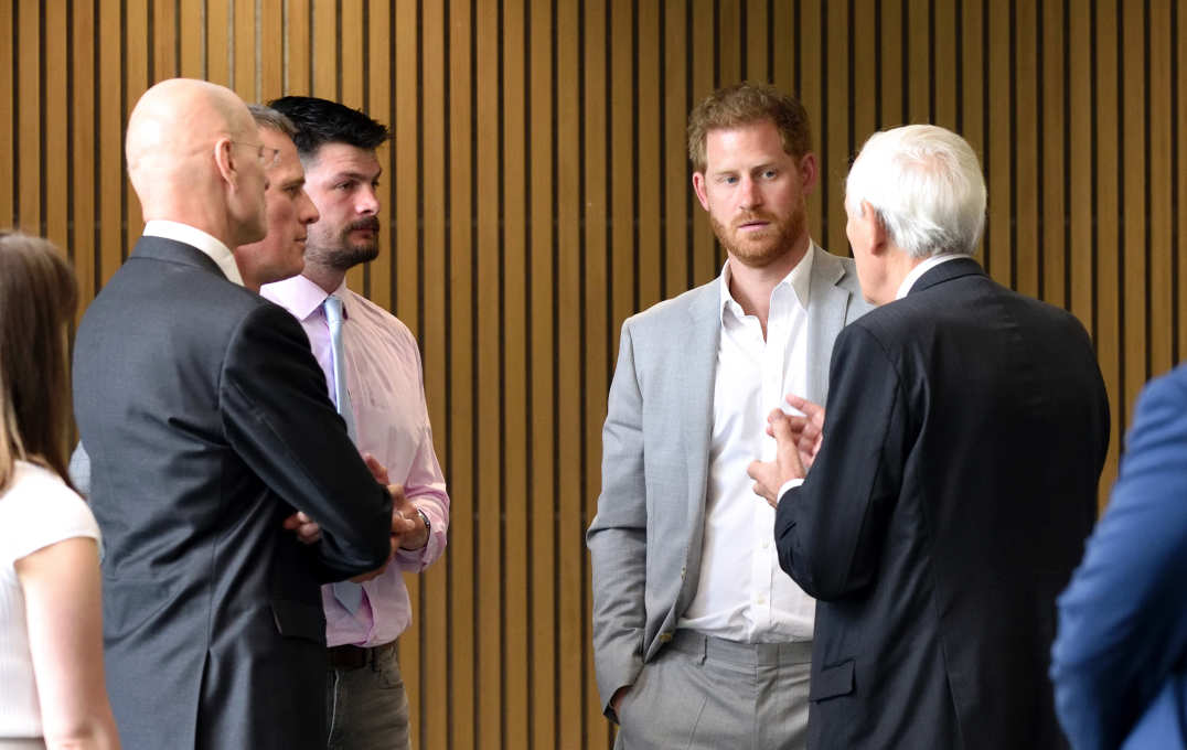 The Duke chats with Admiral of the Fleet, The Lord Boyce