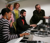 Adults learning in the evening