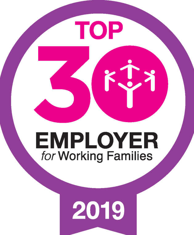 Top 30 Employer for Working Families logo