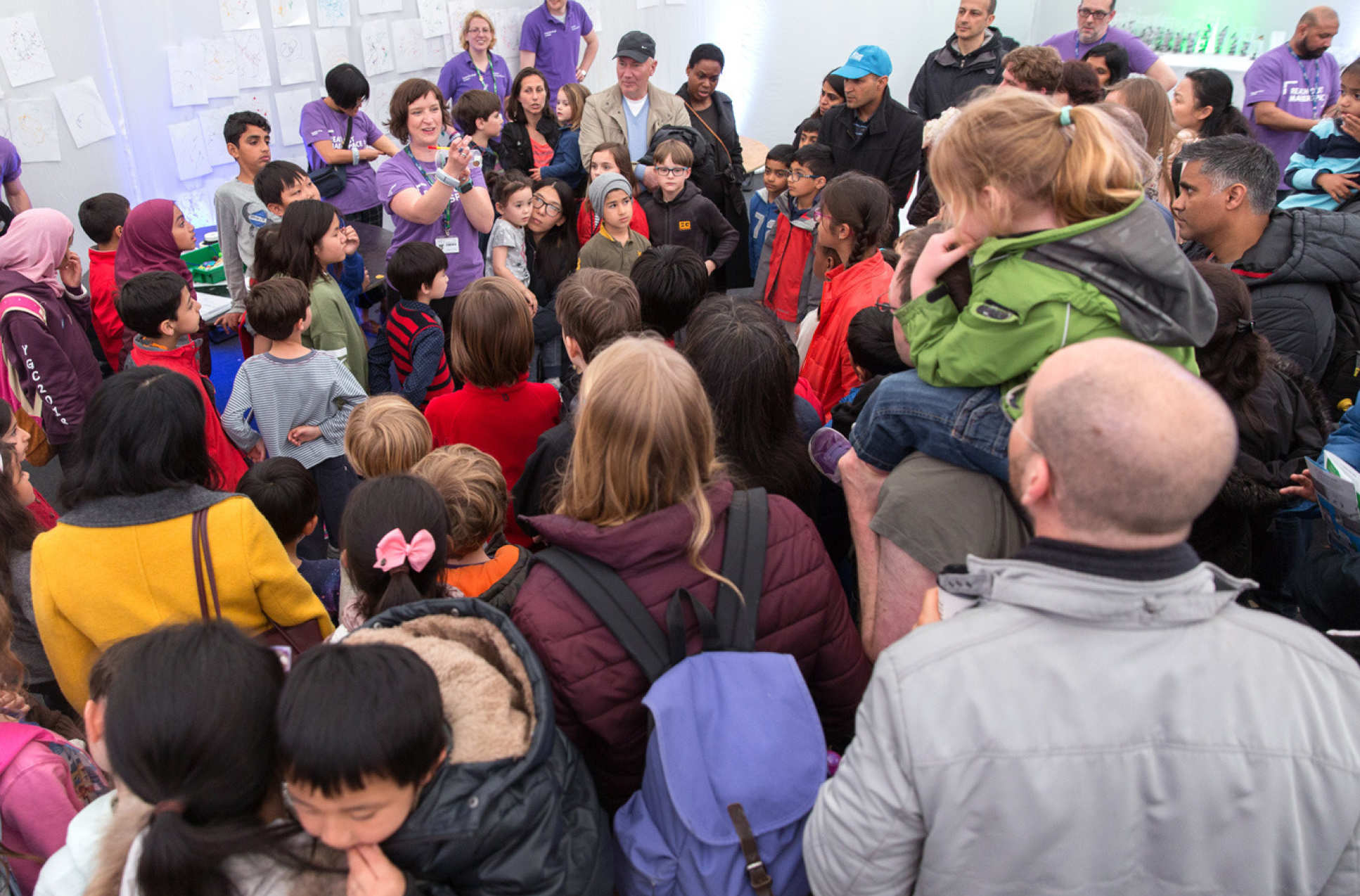 crowd of children