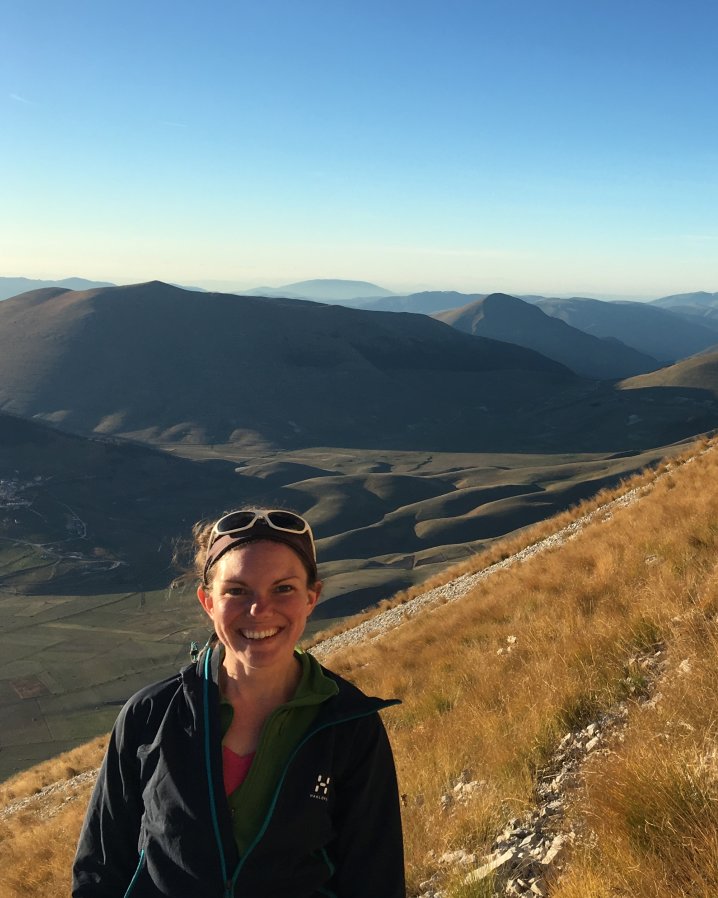 Laura Gregory in Italy for Earth Science Fieldwork