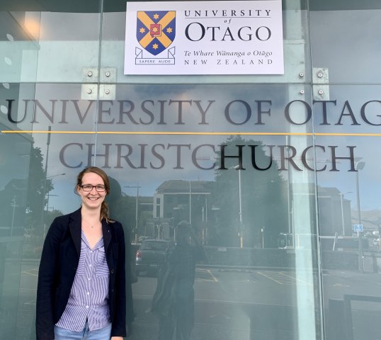 Sophie Curio @ at the University of Otago Feb 2020