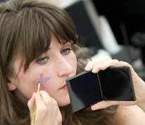 Mathematical face painting at the first Imperial Festival