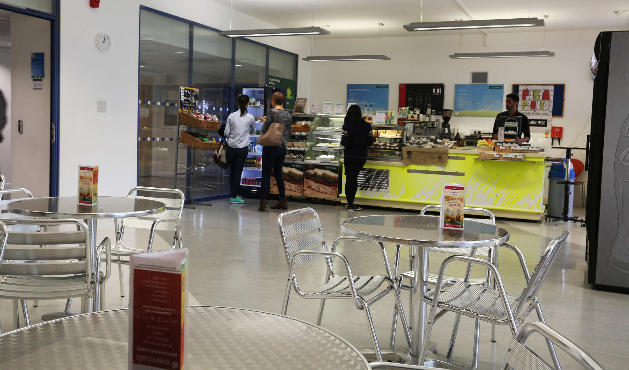 Chemistry Cafe Administration and support services Imperial College