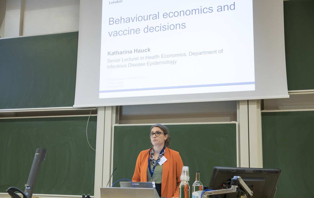 Dr Katharina Hauck on 'Behavioural economics analyses of vaccine decisions'