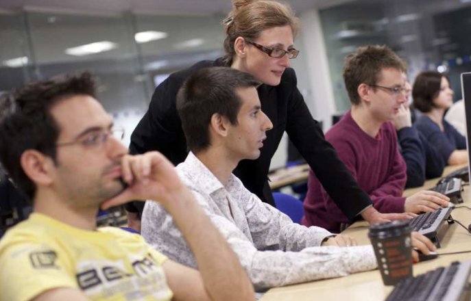 Teacher and Students