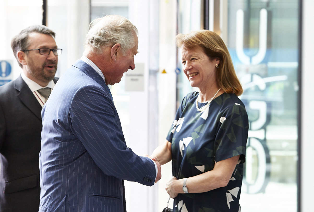 The Prince of Wales and Professor Alice Gast