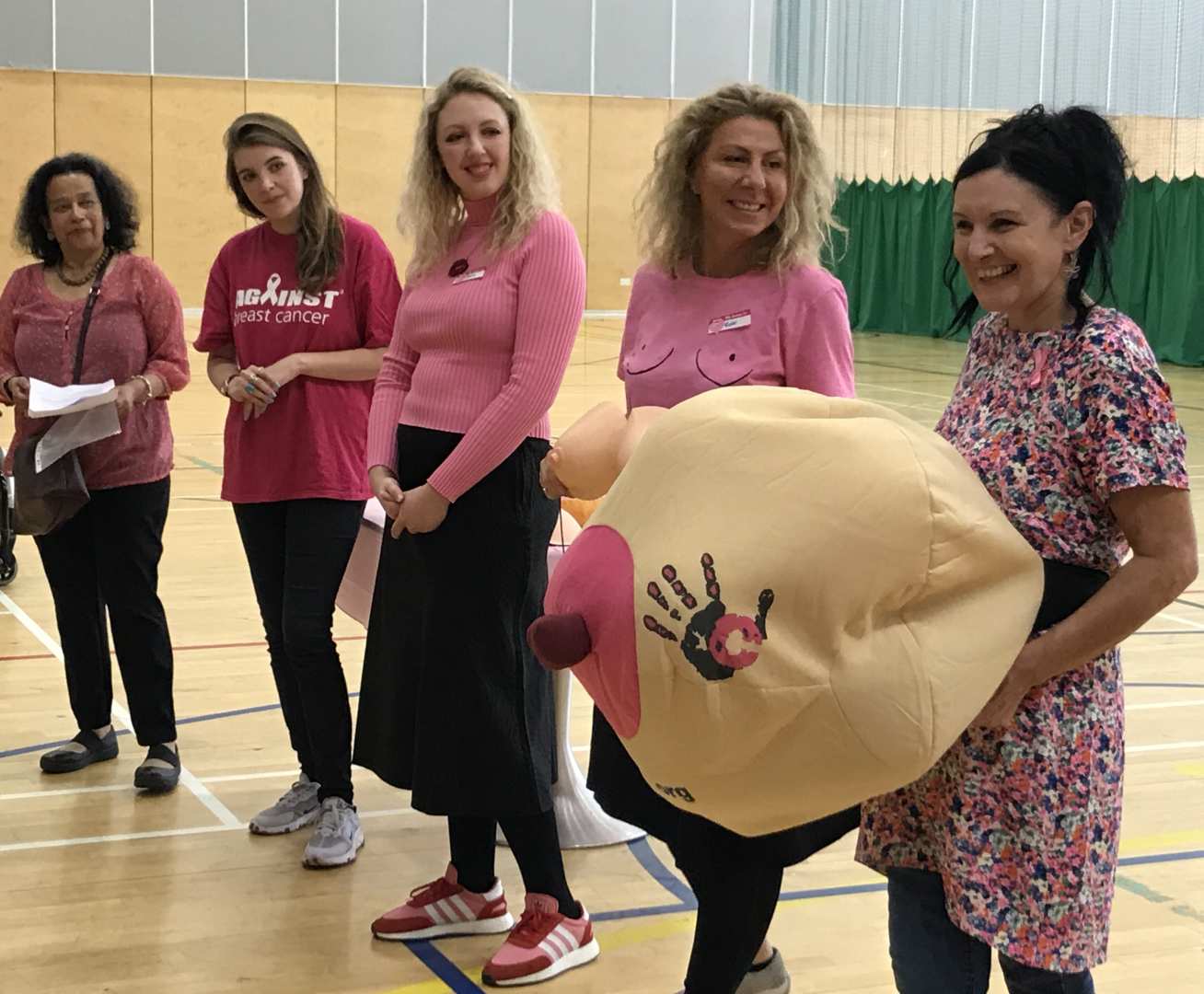 Rifat, Carrie, Karen, Vickki and Martyne at the Breast & Cervical Awareness Afternoon