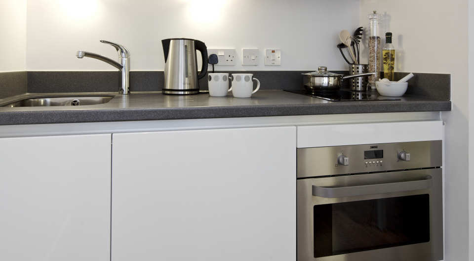 Student Apartment kitchen