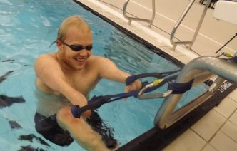 Swimmer Andrew Mullins