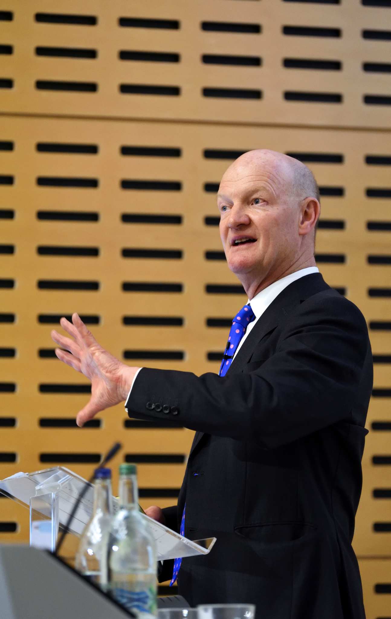 Lord David Willetts speaking at the lecture