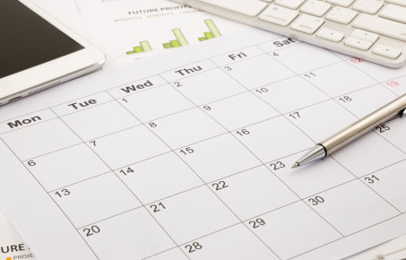 Image of a timetable