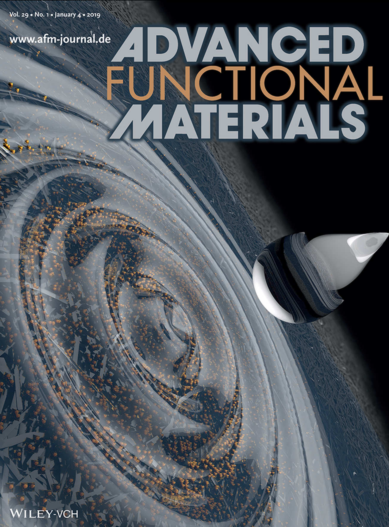 An illutration of the technique on the cover of the journal