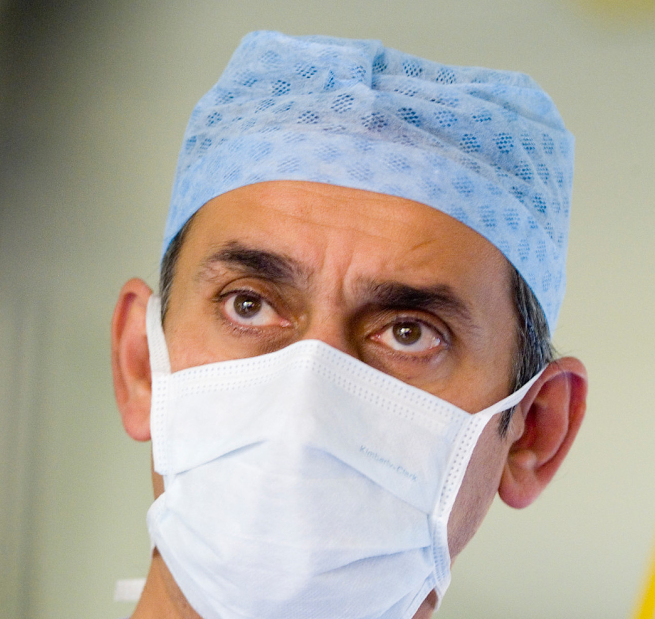 Lord Darzi in a surgical theatre