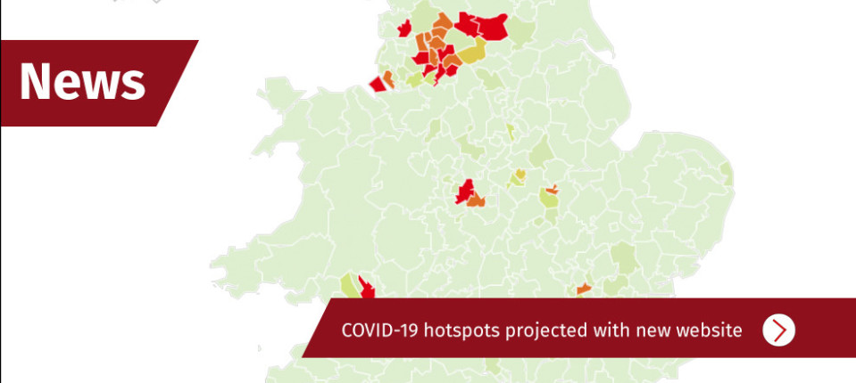 covid hotspot map