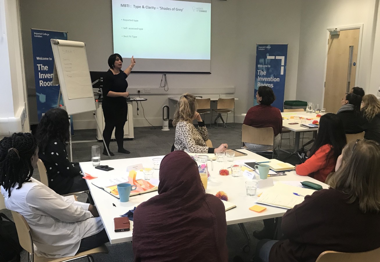 Melanie delivering a session to the 2019 cohort