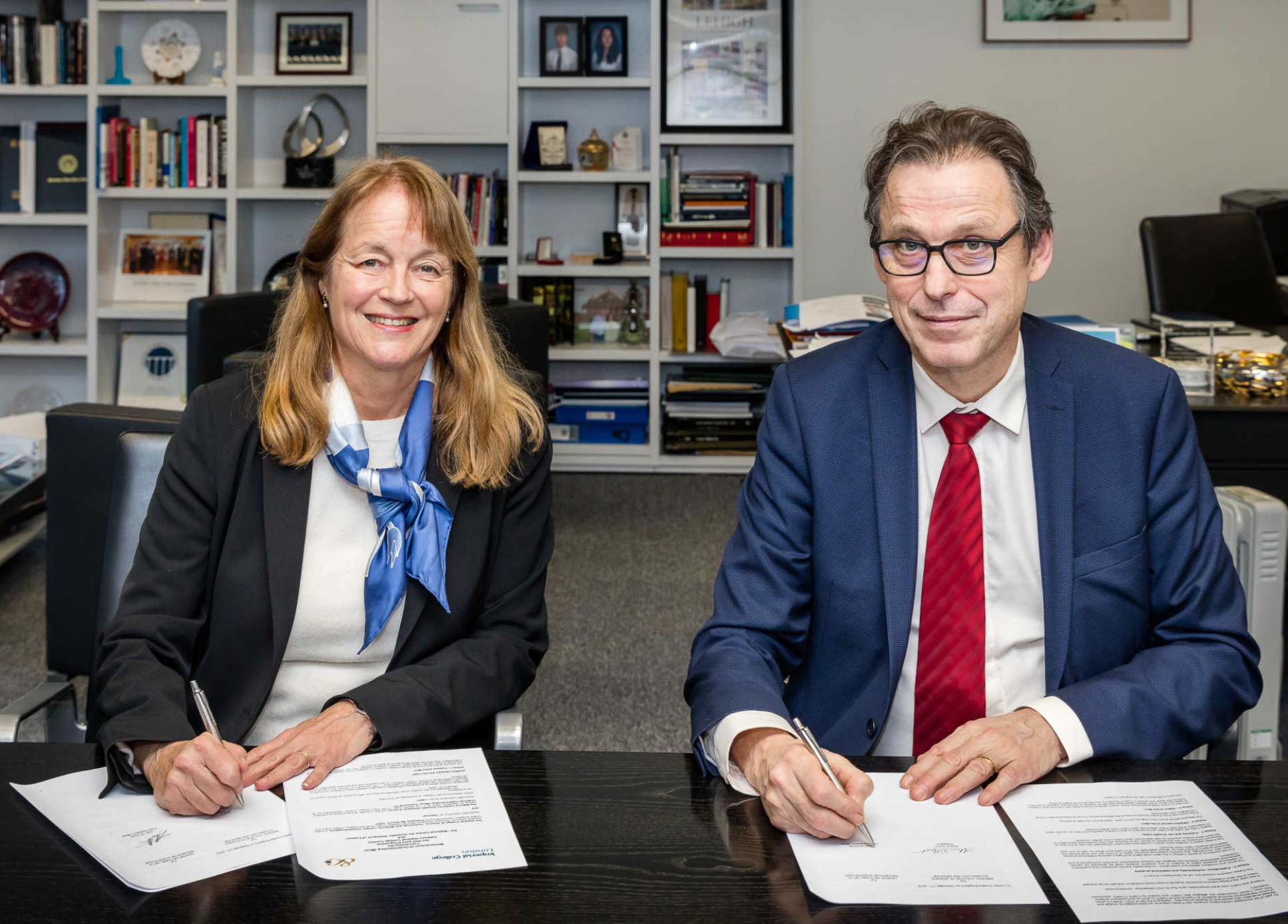 President Gast and Professor Alain Schuhl, CNRS’s Chief Director General for Science and Research Officer formally launched the PhD joint programme