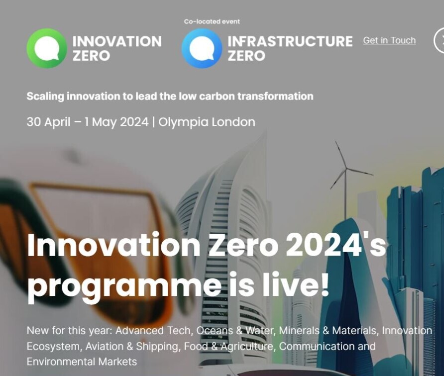 Innovation Zero 2024's programme is live! 