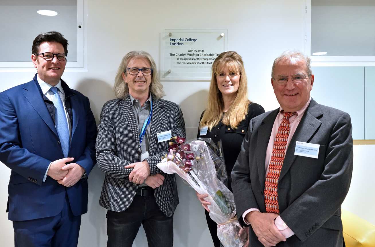 The Hon Andrew Wolfson, Professor Adnan Custovic, Debra Matich and Professor Jonathan Weber opened the Children's Clinical Research Facility at St Mary's Hospital
