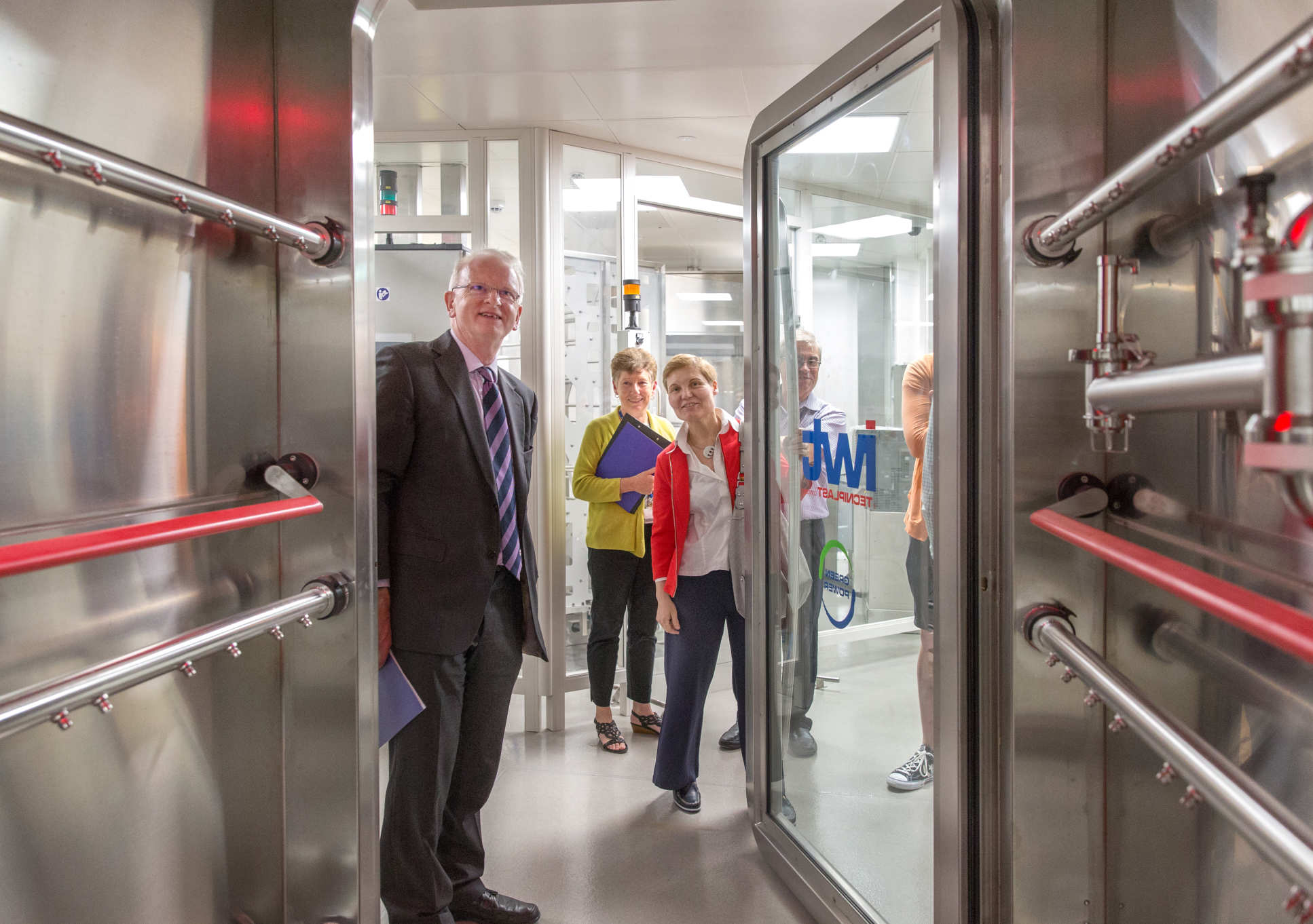 Professor Stirling opening new animal research facilities