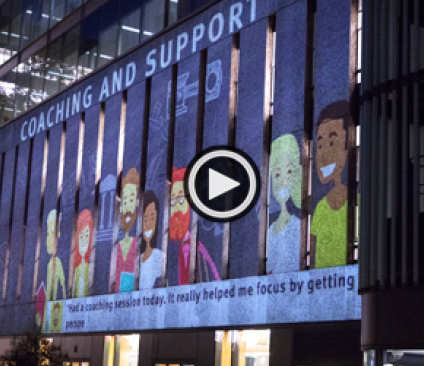 Lighting up the library