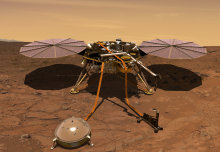 Next stop, Mars! Marsquake sensor begins 301 million mile journey to Red Planet