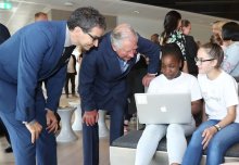 Prince Charles given insight into outreach programme inspiring young coders