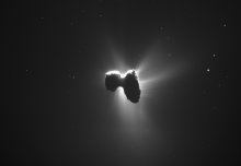 Molecular oxygen in comet’s atmosphere not created on its surface