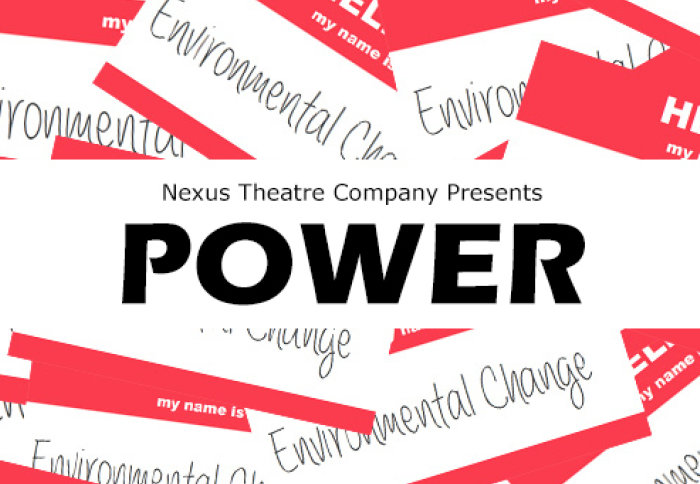 Poster for the play POWER
