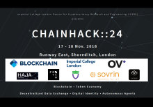 Imperial’s first blockchain hackathon announced