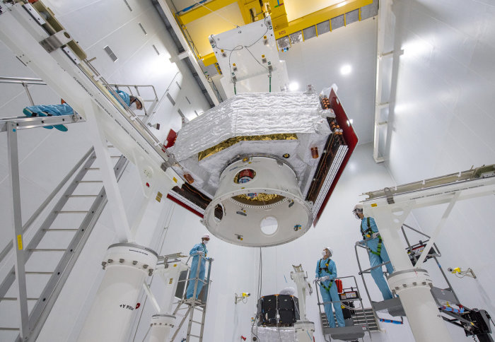 Completing the BepiColumbo stack