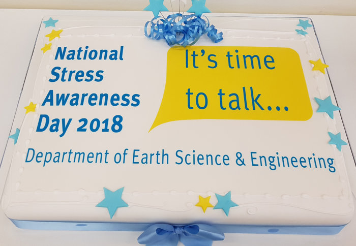 A cake for Stress Awareness Day